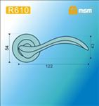 Ручки раздельные MSM R610 AB (бронза) на круглом основании