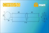 Цилиндровый механизм Msm CW110 SN 60*50 кл-верт (матовый никель) перфо