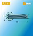 Ручки раздельные MSM R431 SN  (Матовый никель) на круглом основании