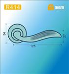 Ручки раздельные MSM R414 SN  (Матовый никель) на круглом основании