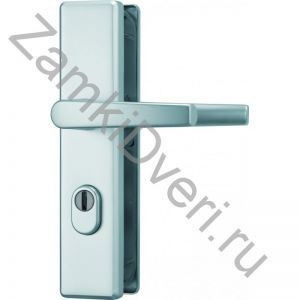 Гарнитур бронированный Abus BLZS 85/8 DD F1 (мат. хром) PZ85 ручка/ручка, class ES 1