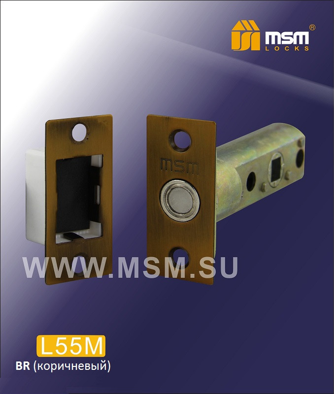 Механизм бесшумный (магнитный) - Межкомнатный L55M BR (коричневый)
