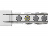 Цилиндр Evva MCS 102 мм 46x56 ключ-вертушка