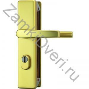 Гарнитур бронированный Abus BLZS 85/8 DD F3 (золото) PZ85 ручка/ручка, class ES 1