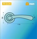 Ручки раздельные MSM R504 AС (медь) на круглом основании